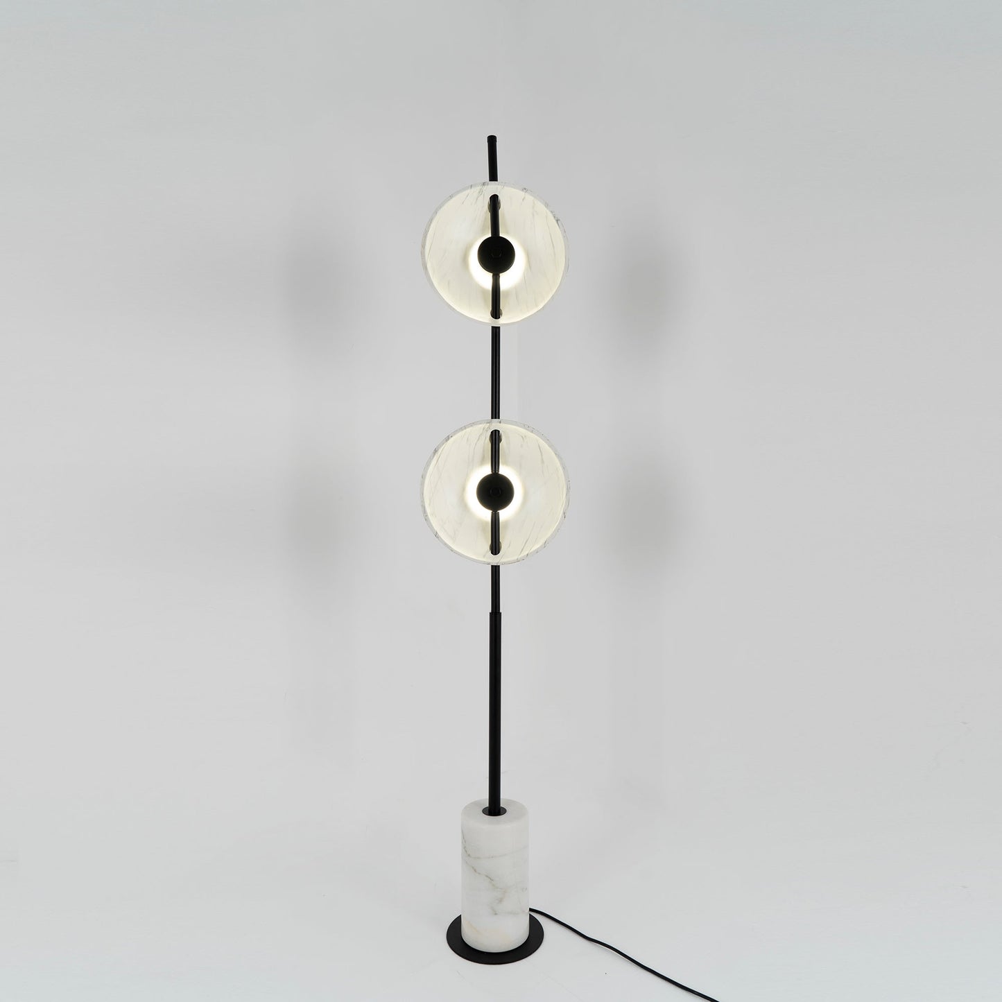 Double Moon Floor Lamp