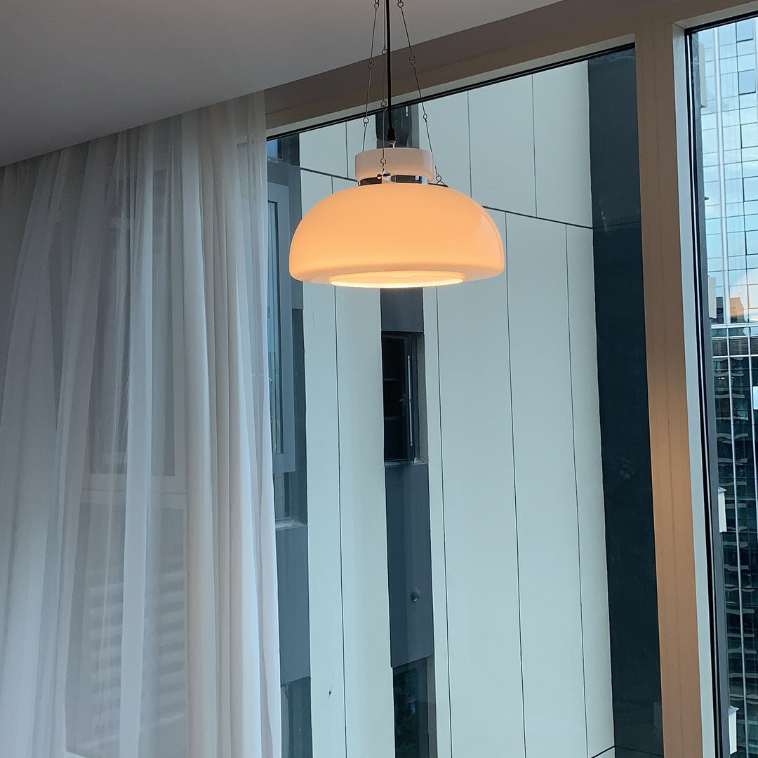 White Glass Pendant Lamp