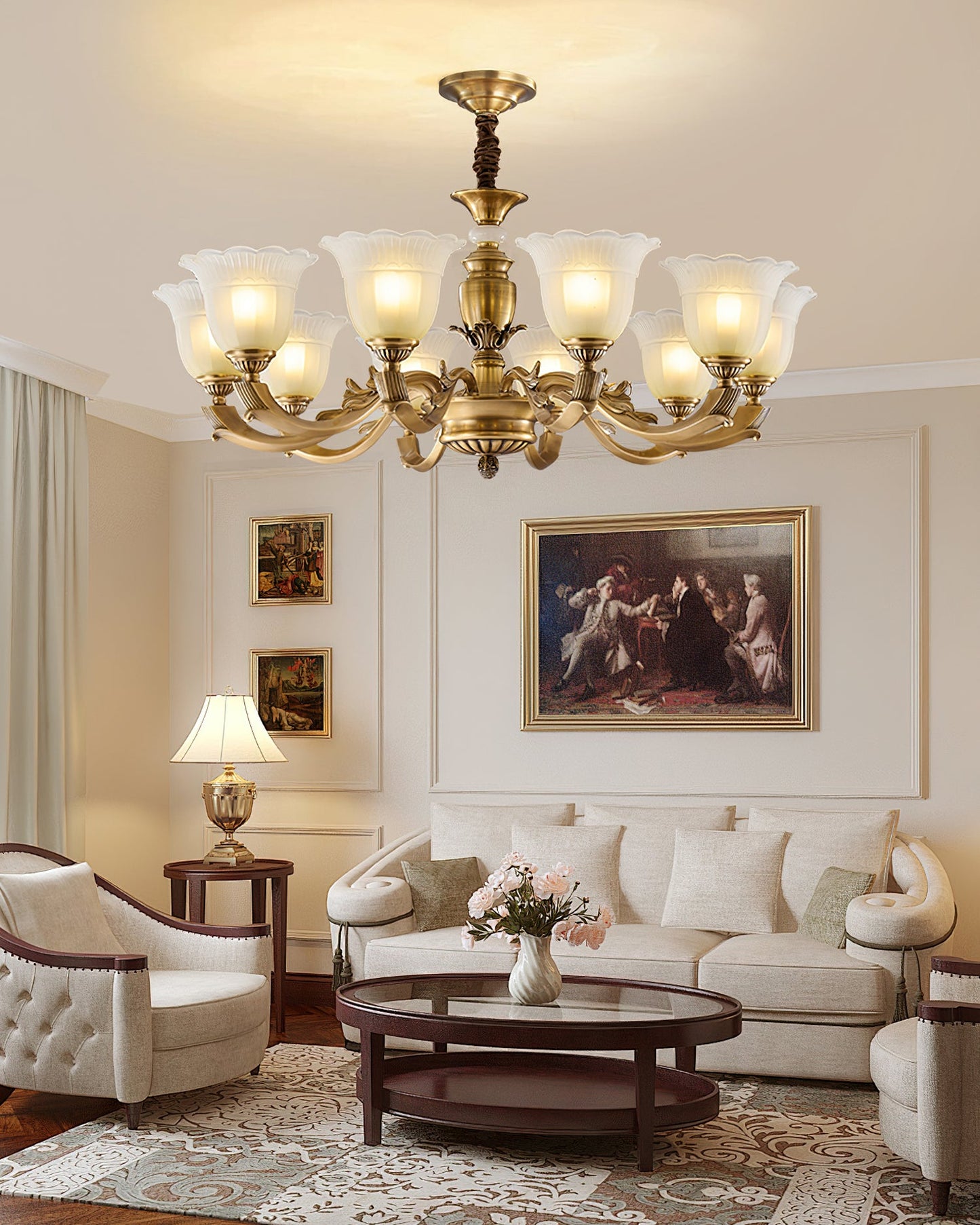 Pannon Floral Chandelier