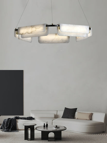 Delia Alabaster Chandelier