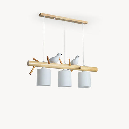 Birdy Wooden Pendant Lamp