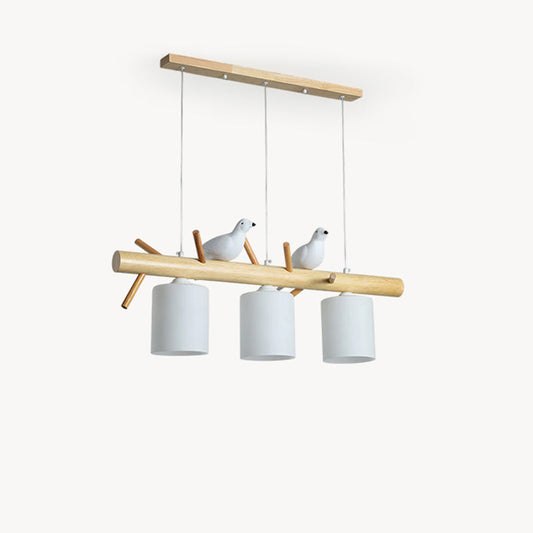 Birdy Wooden Pendant Lamp