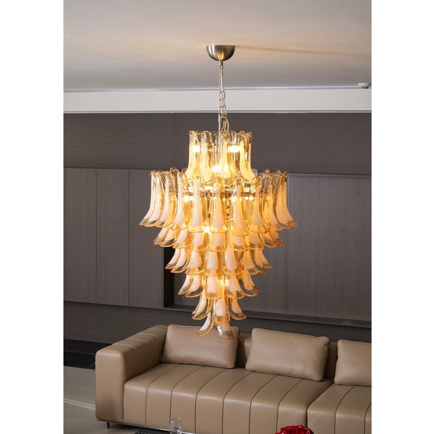 Mazzega Petals Chandelier