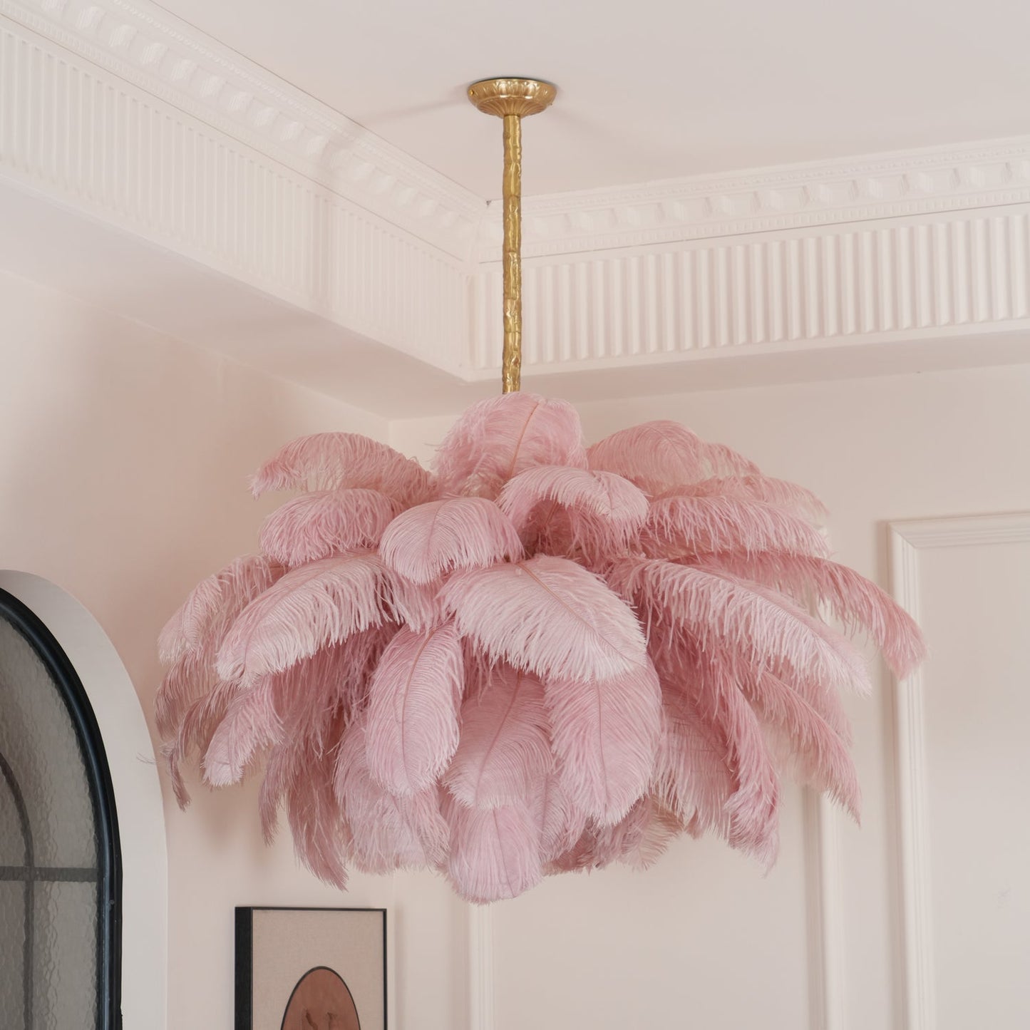 Ostrich Feather Chandeliers