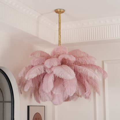 Ostrich Feather Chandeliers