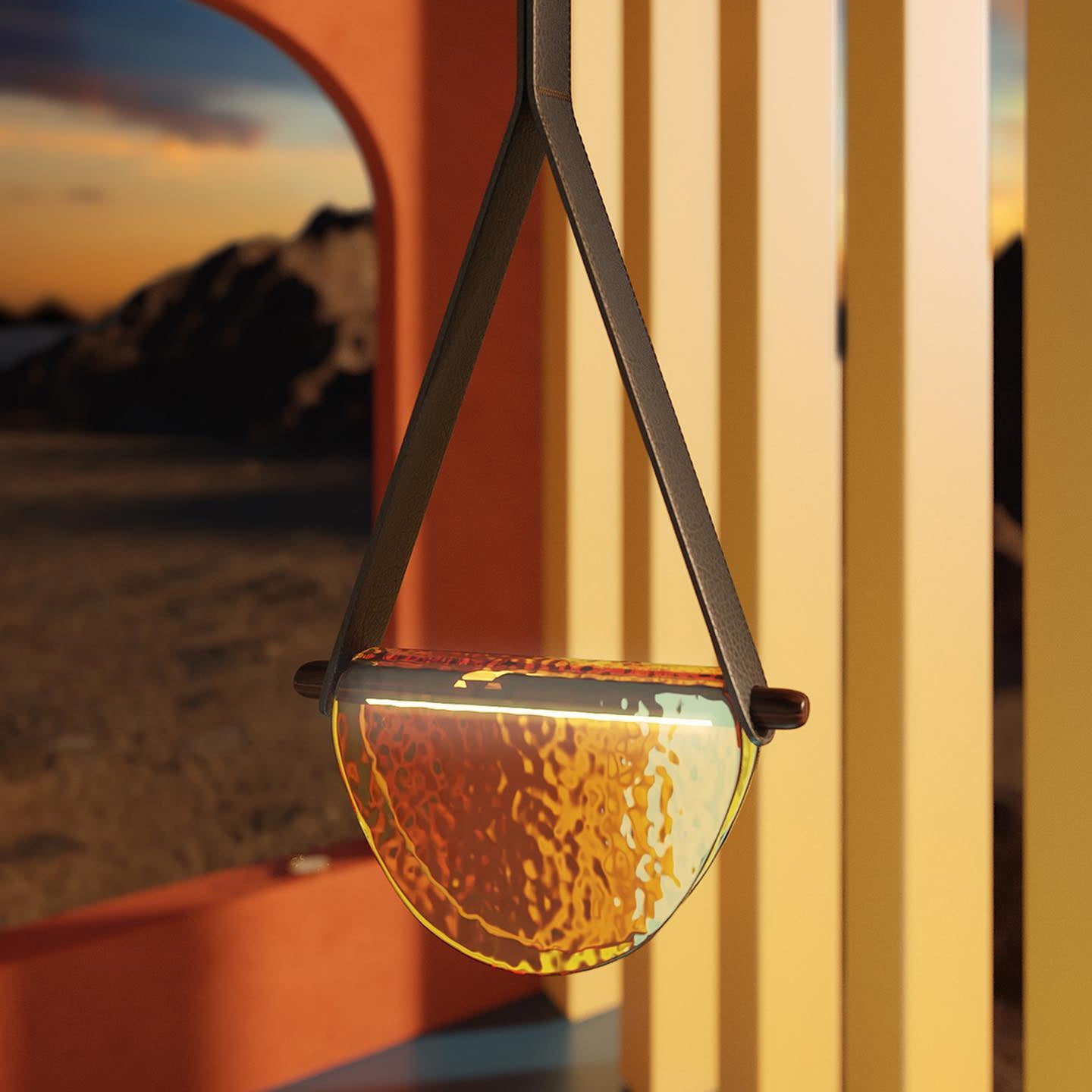 مصباح دالي المعلق 