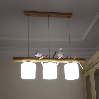 Birdy Wooden Pendant Lamp
