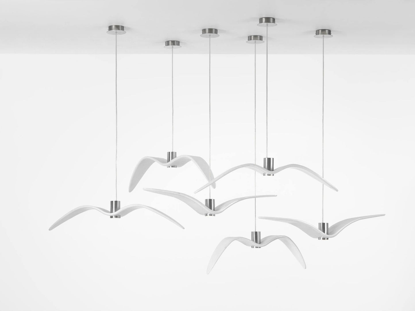 Night Birds Resin Pendant Lamp