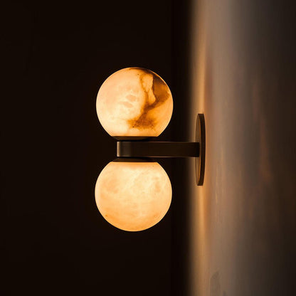 Alabaster Celestia Orb Wall Light