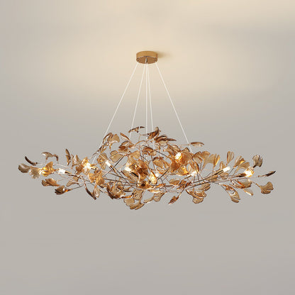 Acrylic Gingko Chandelier
