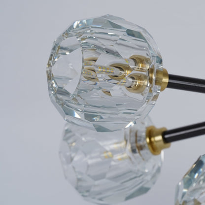 Crystal Ball Round Cluster Chandelier