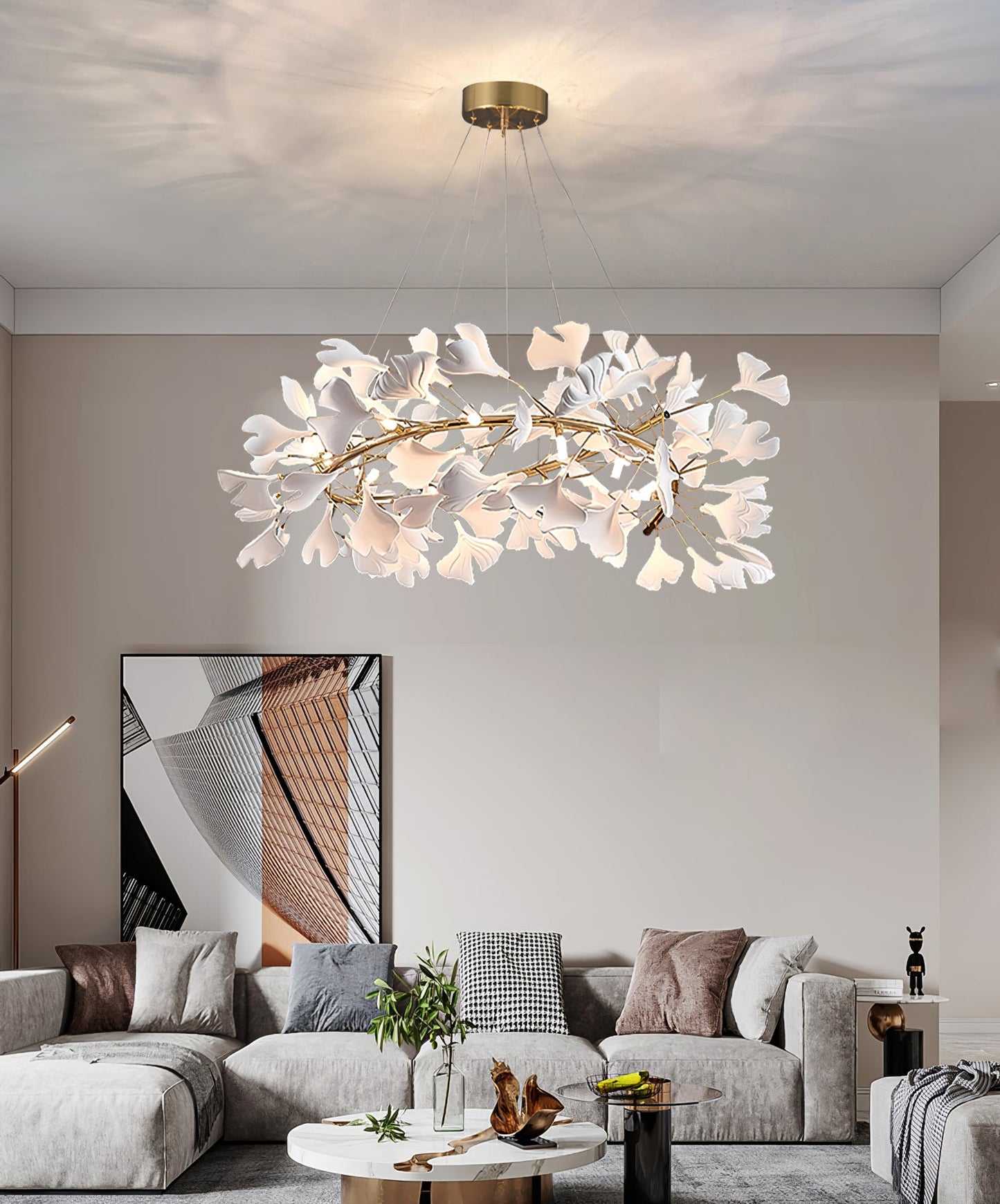Gingko Chandelier O