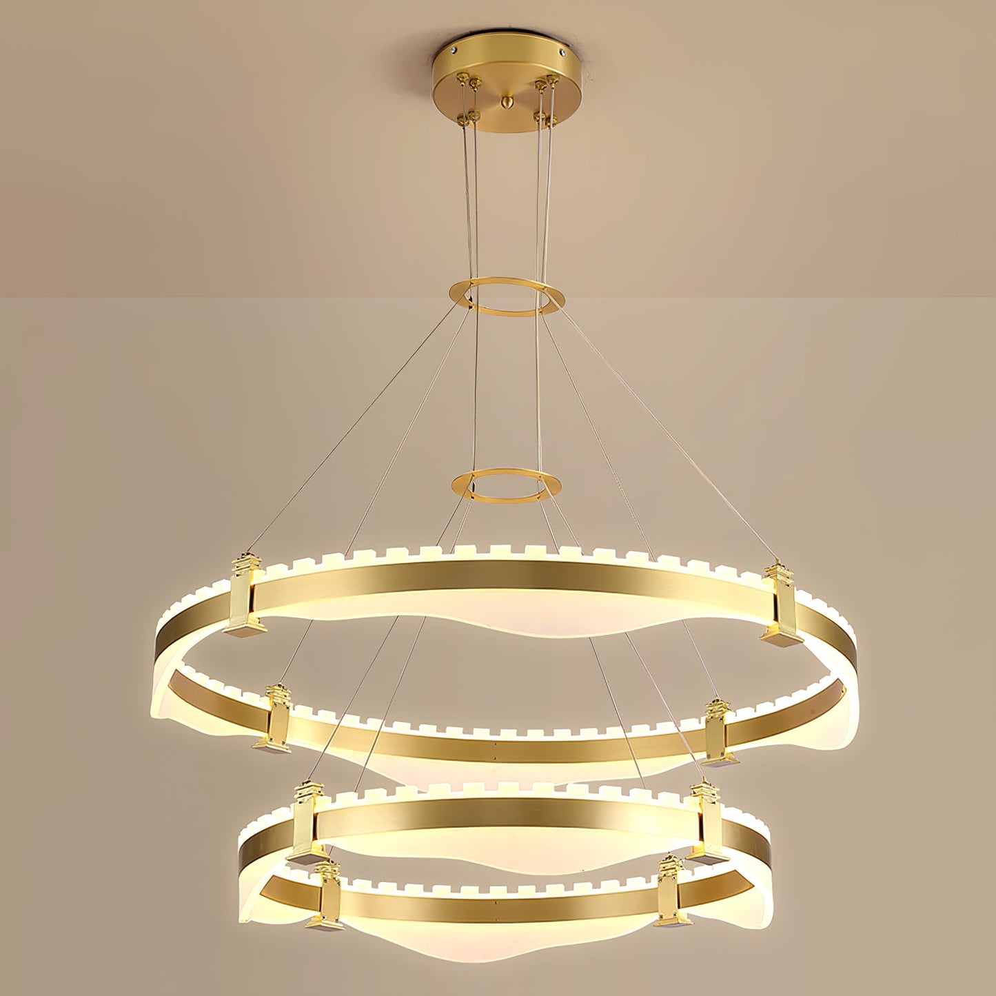 Ring Metallic Chandelier