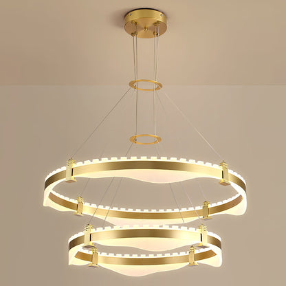 Ring Metallic Chandelier