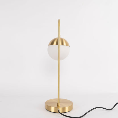 مصباح طاولة من خشب الأرز والطحالب 