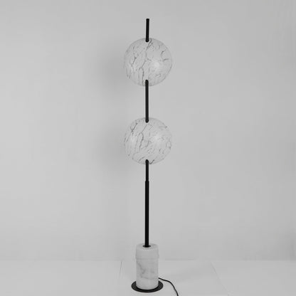 Double Moon Floor Lamp