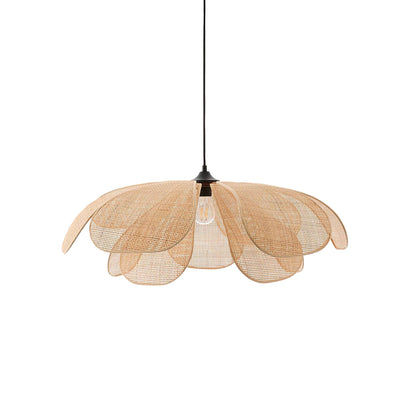 Rattan Petal Pendant Lamp