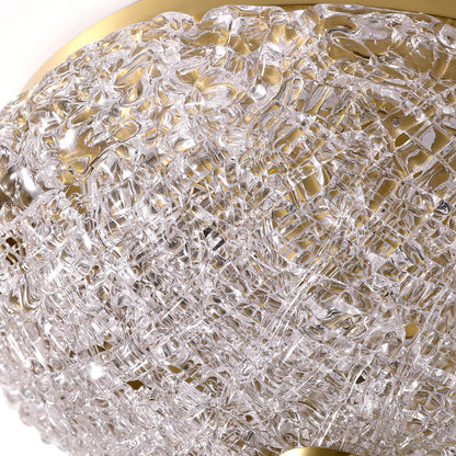 Crystal Wave Ceiling Light