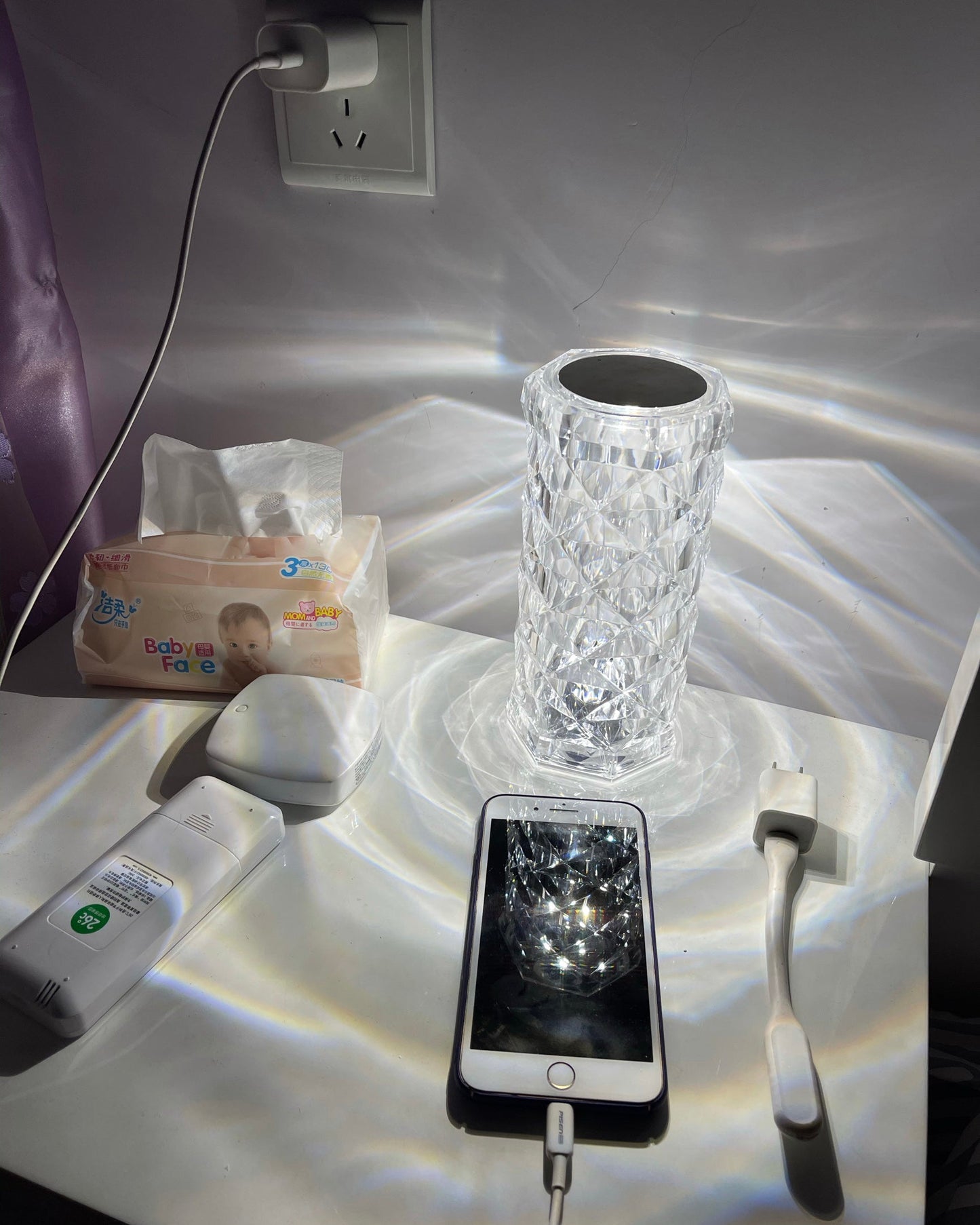 Diamond Cut Table Lamp