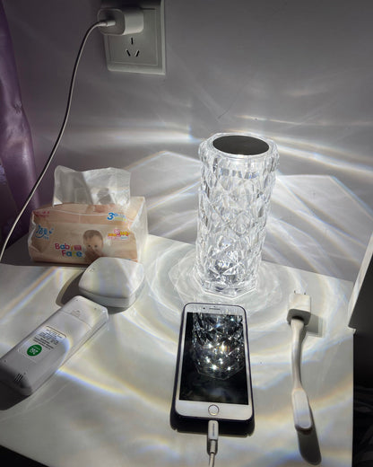 Diamond Cut Table Lamp