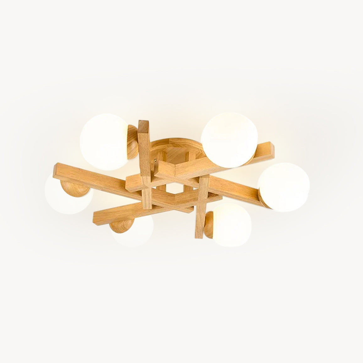 Wood Orin Ceiling Light