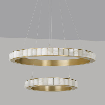 Avalon alabaster Chandelier