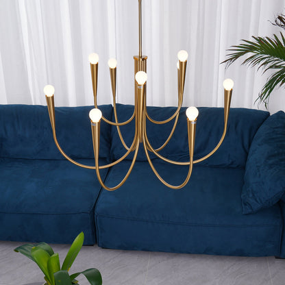 Swoop Arm Chandelier