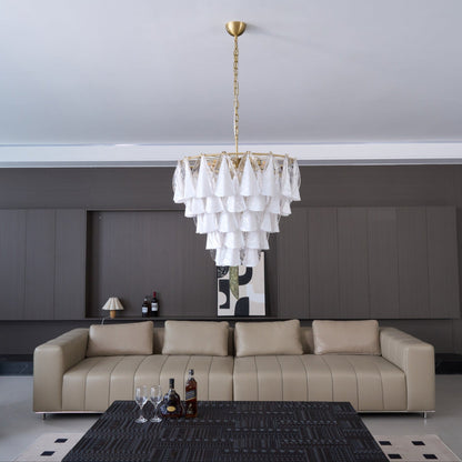 Lunara White Chandelier