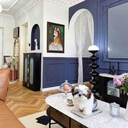 مصباح أرضي على شكل قرع 