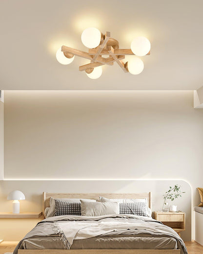 Wood Orin Ceiling Light