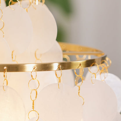 Round Shell Chandelier