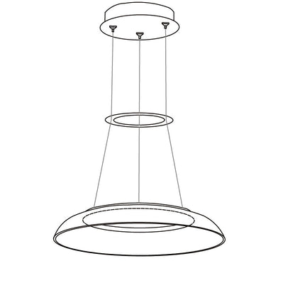 Graduated Circle Chandelier