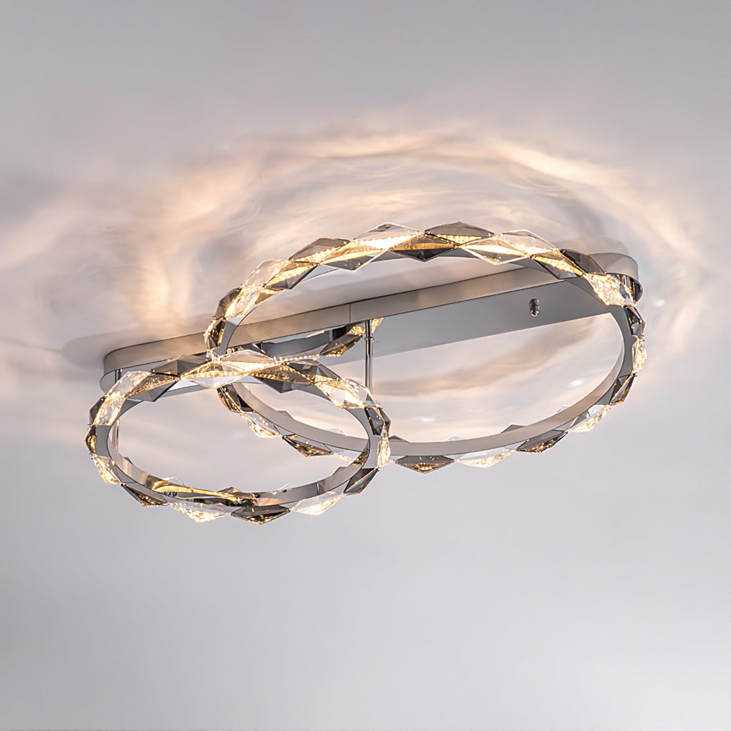 Rhombus Crystal Ceiling Lamp