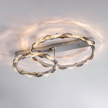 Rhombus Crystal Ceiling Lamp