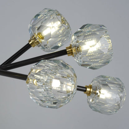 Crystal Ball Round Cluster Chandelier