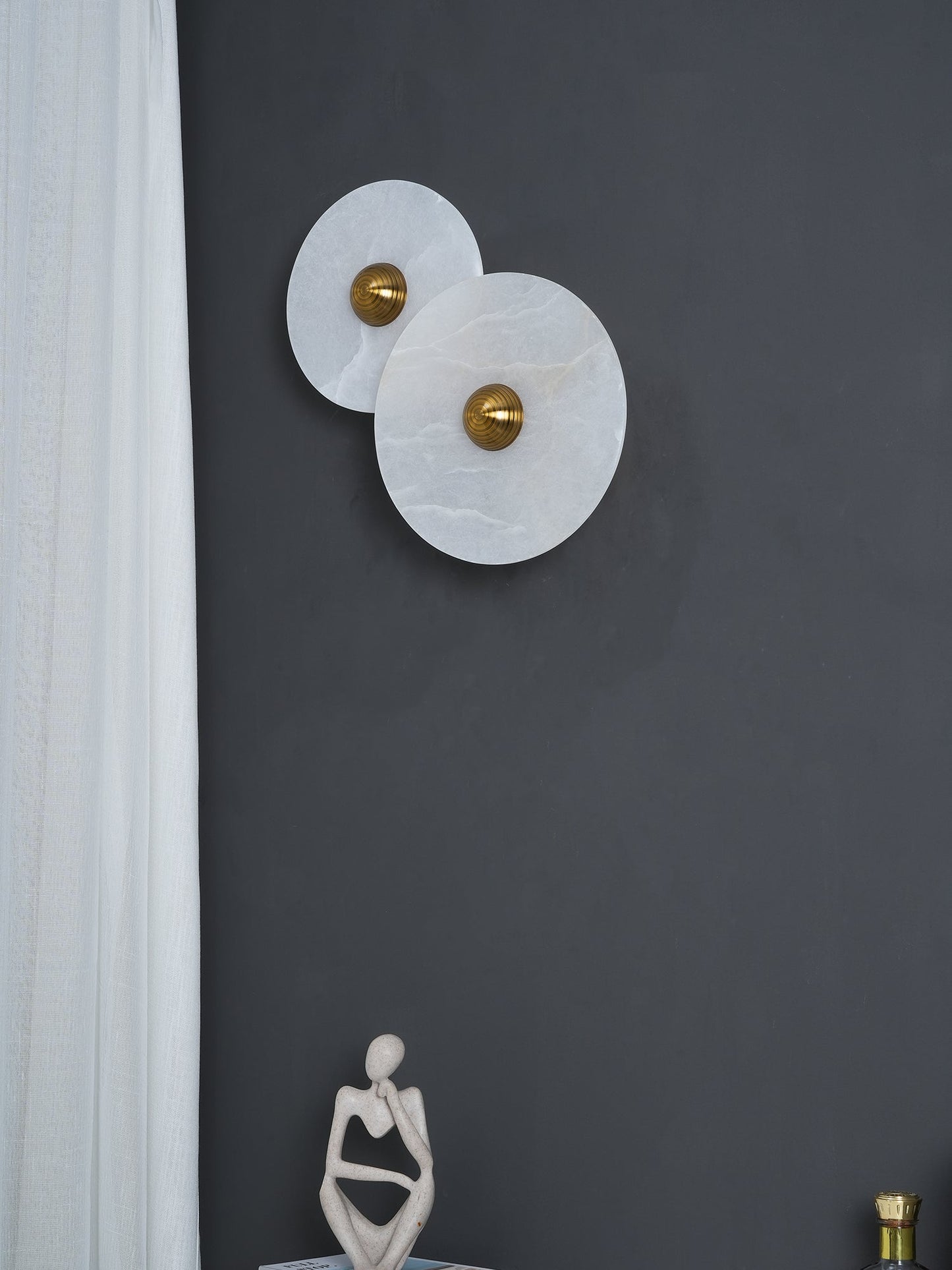 Alabaster Planes Wall Lamp