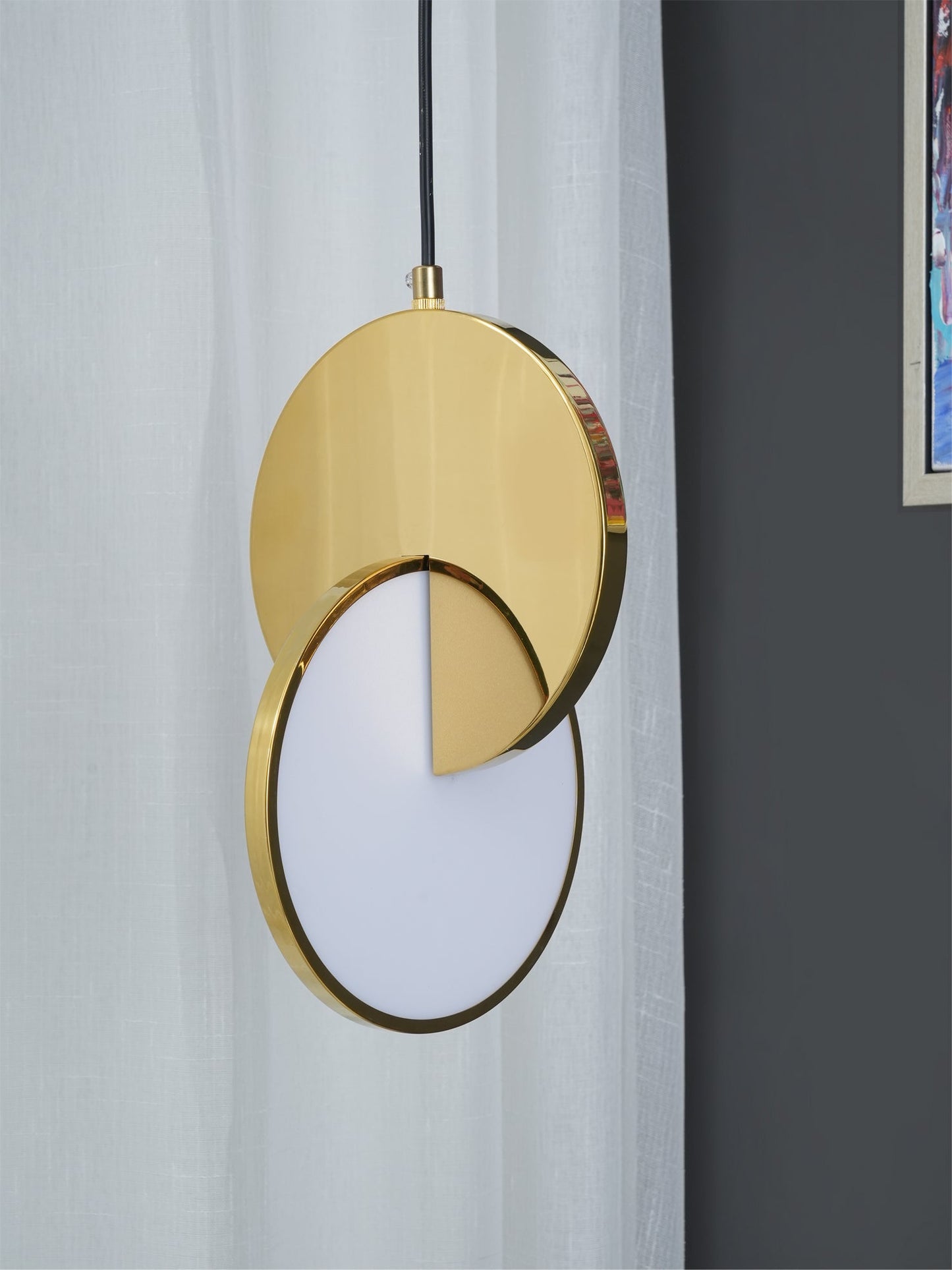 Double Circle Pendant Light