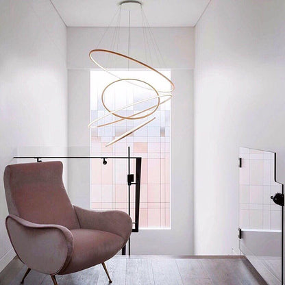 Lohja Gold Chandelier