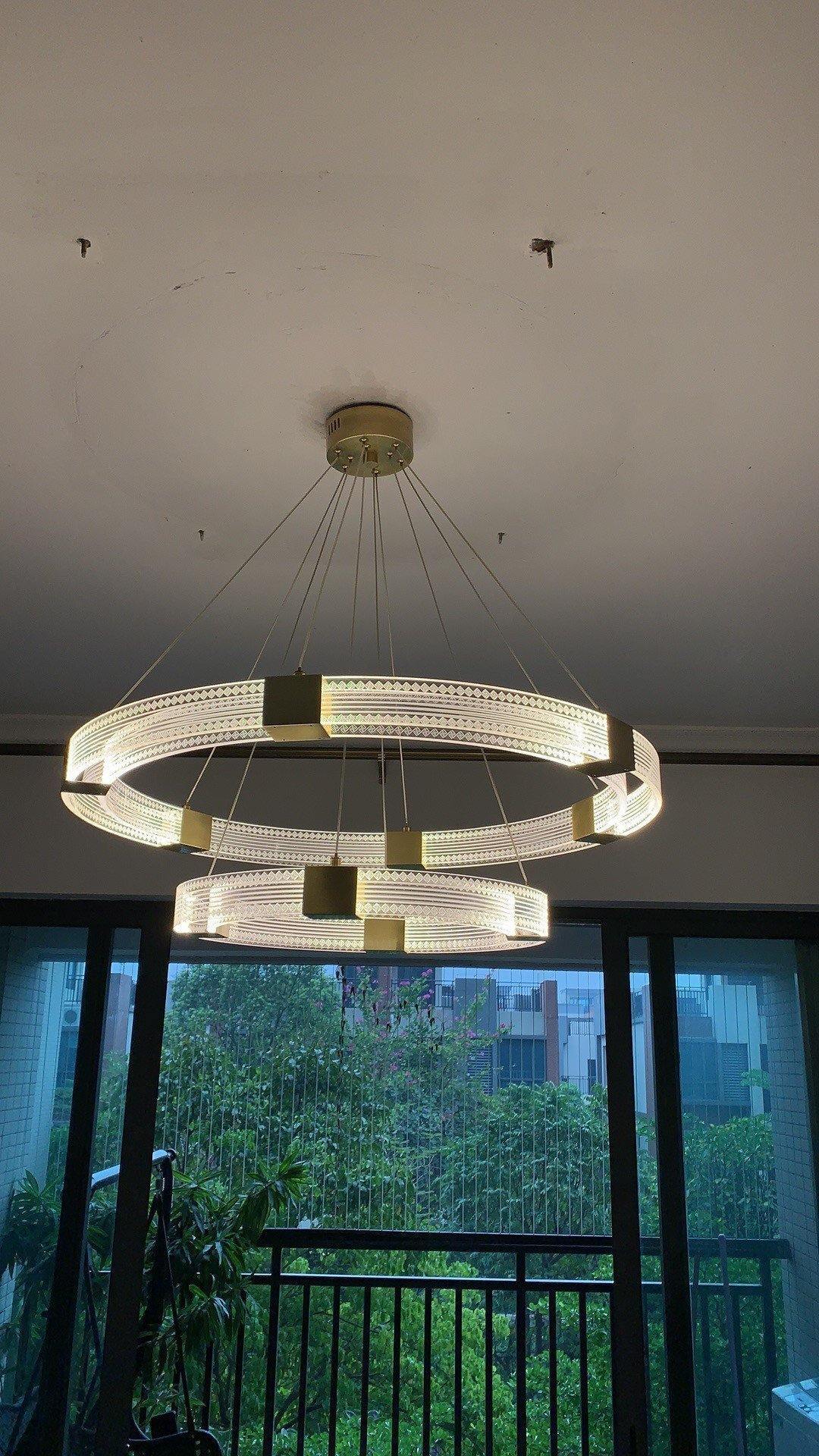 Parallel Ring LED Chandelier