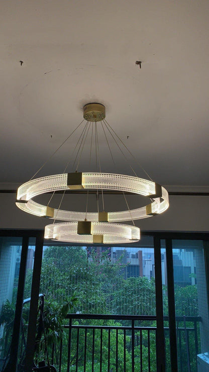 Parallel Ring LED Chandelier