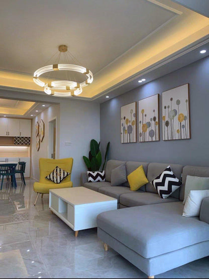 Parallel Ring LED Chandelier