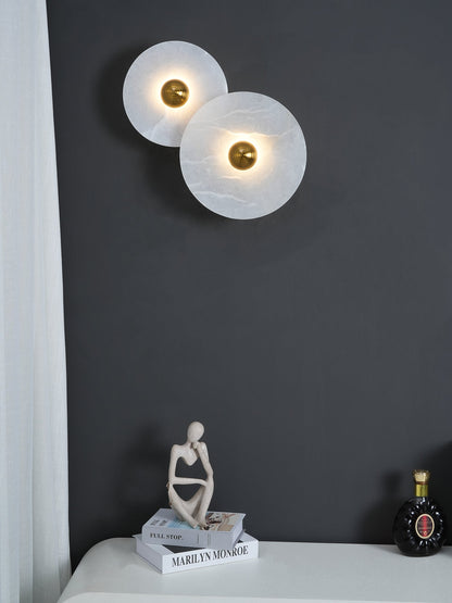 Alabaster Planes Wall Lamp