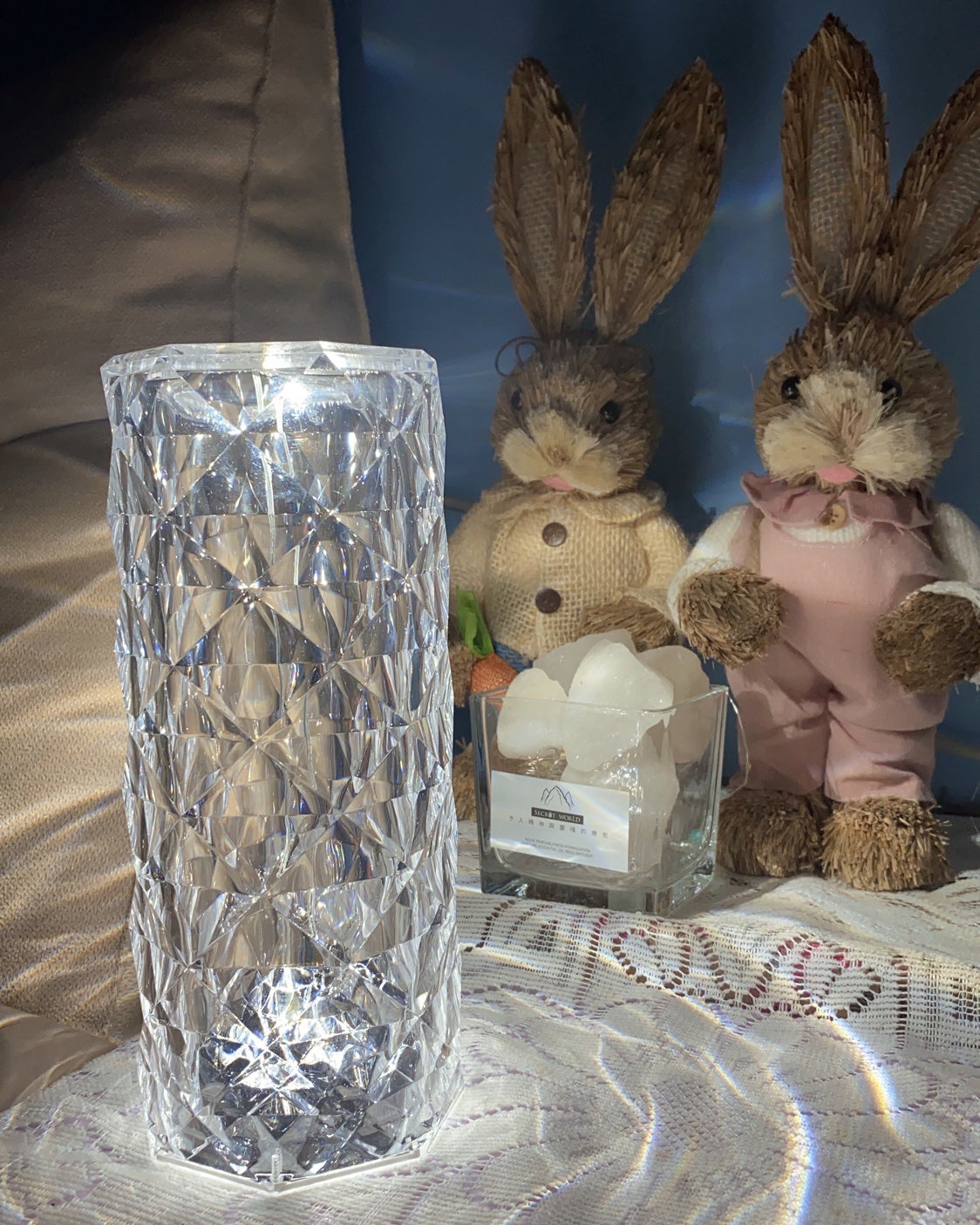 Diamond Cut Table Lamp