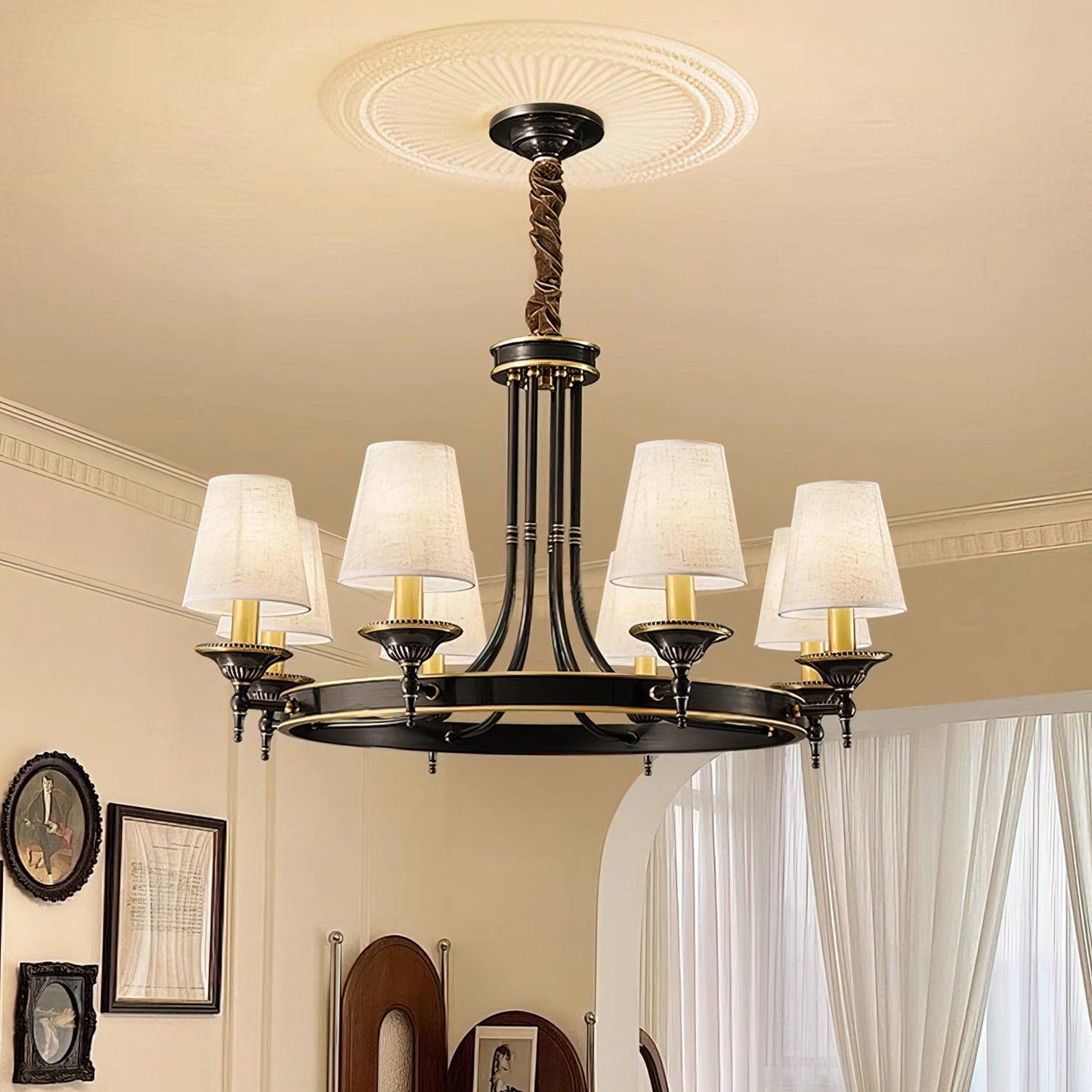 Myrna Fabric Chandelier