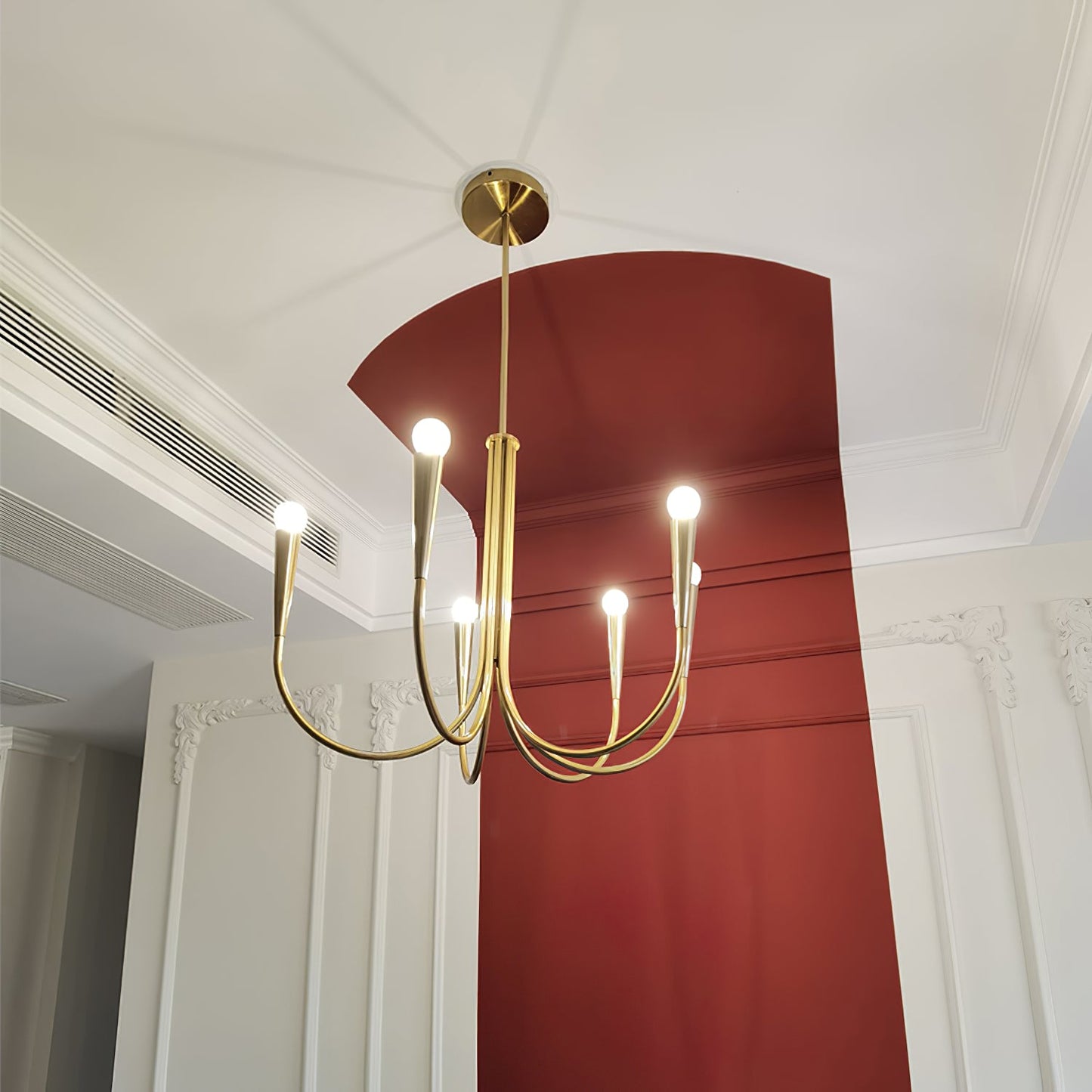 Swoop Arm Chandelier