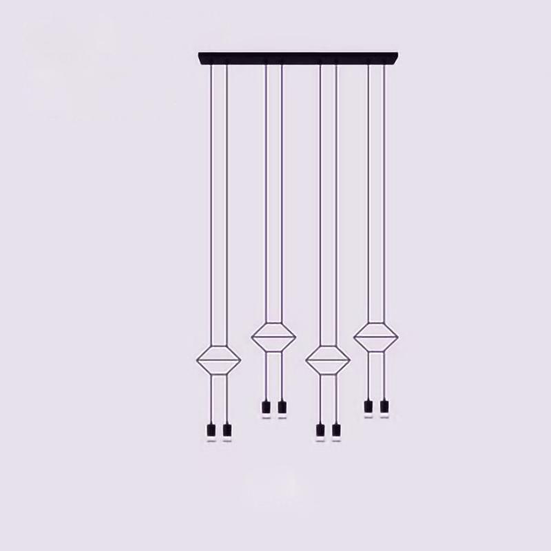 Lines 2D Hanging lamps