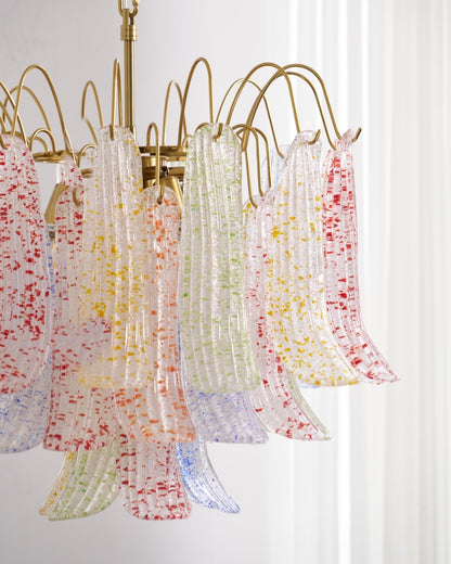 Venini Glass Chandelier