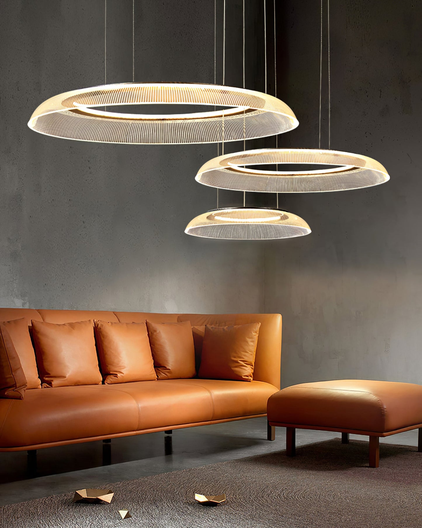 Graduated Circle Chandelier
