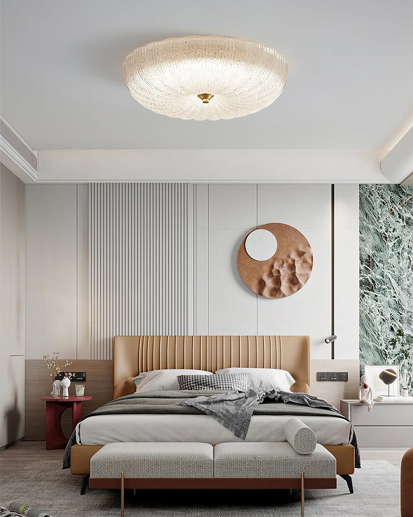 Crystal Halo Ceiling Light