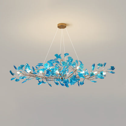 Acrylic Gingko Chandelier